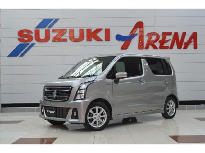 ワゴンRスティングレー ハイブリッド X 4WD　ワンオーナー車ハイブリッド4WDセーフティサポート搭載アイドリングストップCDハイビームアシスト付LEDライトETC横滑り防止装置シートヒーター 660