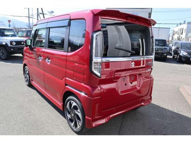 スペーシアカスタム ハイブリッド XS 4WD　純正フルセグナビ　全方位カメラ　社外ミラー型ドラレコ　ETC　電動パーキングブレーキ　ヘッドアップディスプレイ　シートヒーター　スリムサーキュレーター　両側電動スライドドア 660