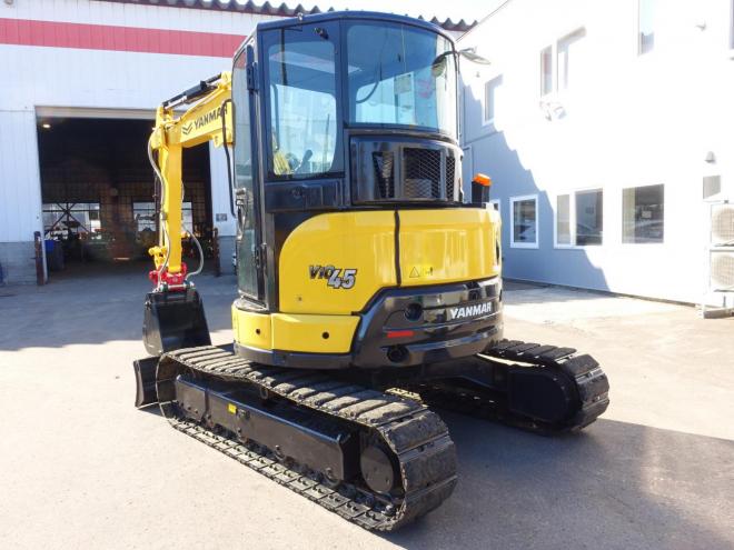 バックホーヤンマー　VIO45-6　バケット容量0.18m3　ピラニアバケット