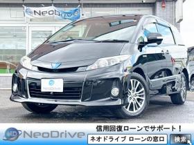 エスティマハイブリッド　ハイブリッド2.4アエラス プレミアムED 4WD　ローンが不安な方＜優遇ローン＞　本州仕入　寒冷地仕様　純正SDナビ　後席モニター 4WD 2400 5Dr