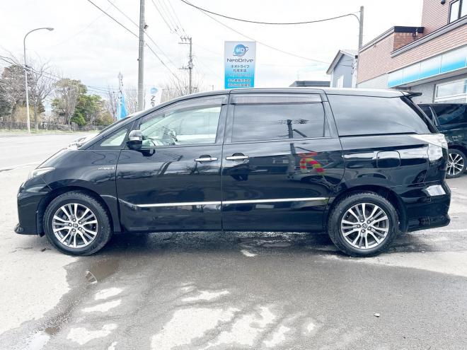 エスティマハイブリッドハイブリッド2.4アエラス プレミアムED 4WD　ローンが不安な方＜優遇ローン＞　本州仕入　寒冷地仕様　純正SDナビ　後席モニター 4WD 2400 5Dr