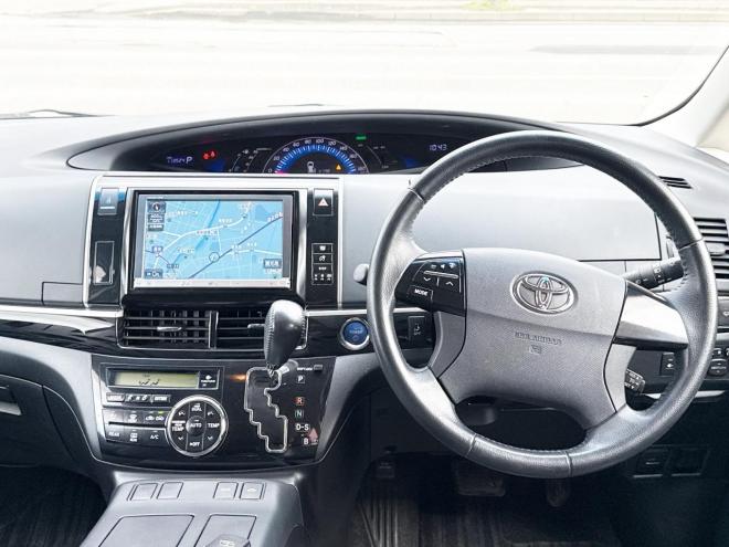 エスティマハイブリッドハイブリッド2.4アエラス プレミアムED 4WD　ローンが不安な方＜優遇ローン＞　本州仕入　寒冷地仕様　純正SDナビ　後席モニター 4WD 2400 5Dr