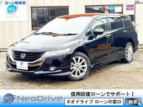 オデッセイ　2.4アブソルート 4WD　ローンが不安な方＜優遇ローン1年保証　社外ナビ 