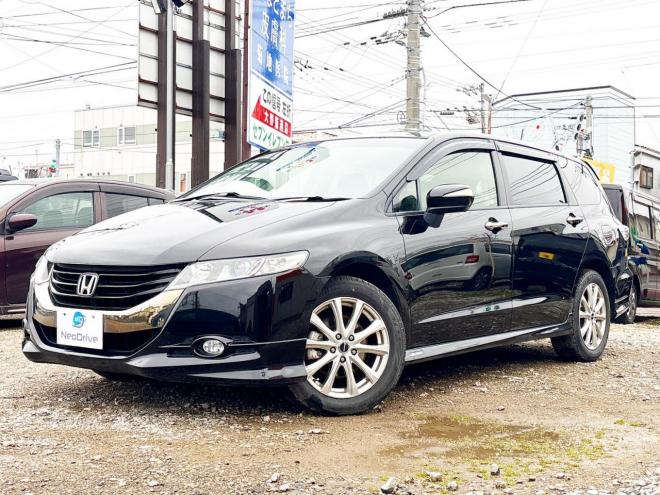 オデッセイ2.4アブソルート 4WD　ローンが不安な方＜優遇ローン1年保証　社外ナビ 