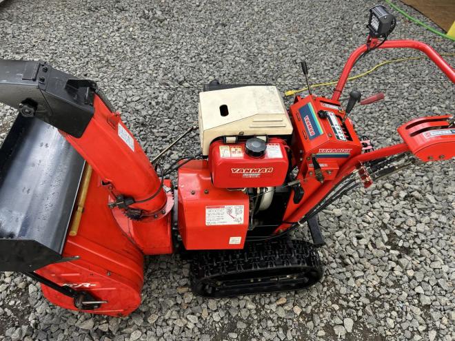 除雪機ヤンマーYSRA80Xディーゼル排土板付き