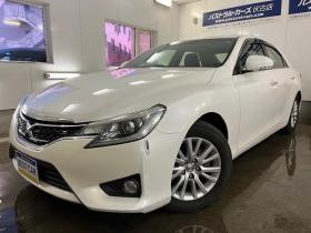 マークX　２５０Ｇ　Ｆｏｕｒ　本州仕入　寒冷地仕様　禁煙車　純正１６インチＡＷ　社外１６ＡＷ＋スタッドレスタイヤ付　純正ナビ　地デジ　Ｂｌｕｅｔｏｏｔｈオーディオ　バックカメラ　ピットワーク製新品バッテリー　ＨＩＤヘッドライト 4WD 2500 4Dr