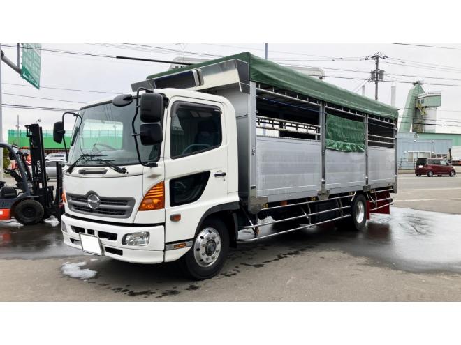 レンジャー中古　増t　家畜運搬車　6.7m　中型トラック