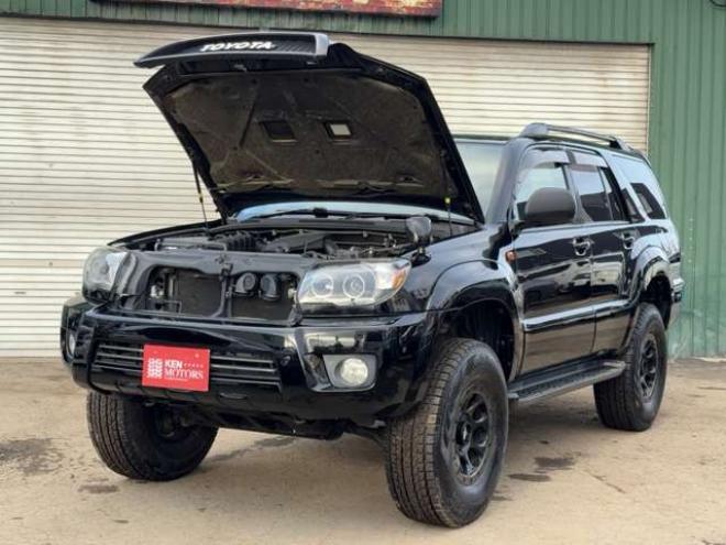 ハイラックスサーフ2.7 SSR-X リミテッド 4WD　社外アルミホイール　リフトアップ　社外ナビ　バックカメラ　ETC　寒冷地仕様　ABS　キーレスエントリー　パワステ　パワーウィンドウ　盗難防止装置　エアコン　ルーフレール 2700