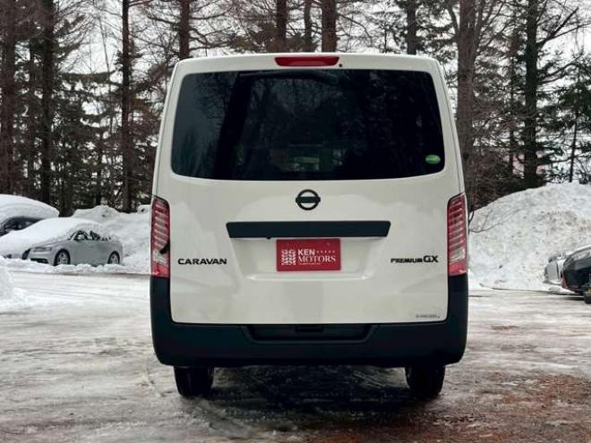 キャラバンNV350 2.5 プレミアムGX ロングボディ ディーゼルターボ 4WD　エンジンスターター　社外11インチナビ　バックカメラ　ETC　ワンオーナー　左側電動スライドドア　社外アルミ　パワーウィンドウ　パワステ　後席モニター　ABS　キーレスエントリー　衝突被害軽減ブレーキ 2500