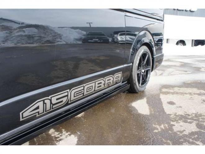 ハイエース2.7 GL ロング ファインテックツアラー 4WD　415COBRA　ファントムヘッドライトシステム&フェイスリフトキット&F/S/R/ルーフスポ/ボンネット/プレステージテールランプ&新作バッドラッカーHP-6　18インチAW　TOYO　H30　225/50R18 2700