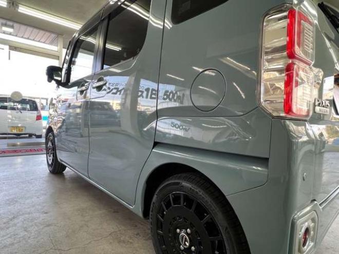 ピクシスメガL SAIII 4WD　スマートキー　プッシュスタート　純正ナビ　フルセグTV Bluetooth バックカメラ　両側パワースライドドア　LEDヘッド/フォグ　シートヒーター　衝突被害軽減　アイドリングストップ　新品15インチアルミタイヤ 660