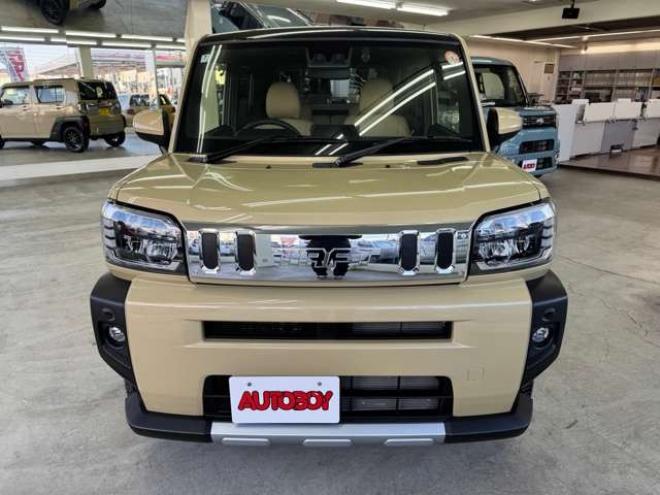 タフトGターボ クロム ベンチャー 4WD　スマートアシストプッシュスタート　エンジンスターター　純正オプションナビ　Bluetooth シートヒーター　追従クルコン　クラッツィオシートカバー　サンルーフ　ドライブレコーダー　新品ジオランダーマッドタイヤ 660