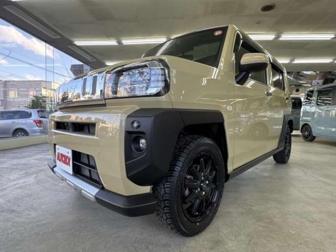 タフトGターボ クロム ベンチャー 4WD　スマートアシストプッシュスタート　エンジンスターター　純正オプションナビ　Bluetooth シートヒーター　追従クルコン　クラッツィオシートカバー　サンルーフ　ドライブレコーダー　新品ジオランダーマッドタイヤ 660