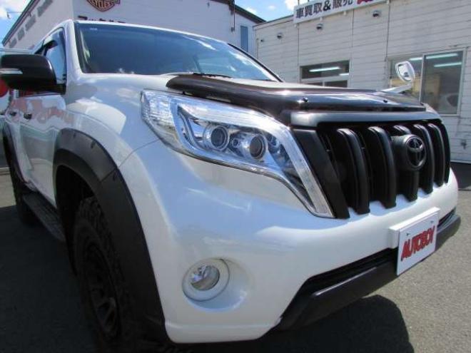 ランドクルーザープラド 2.8 TX ディーゼルターボ 4WD　社外ナビ/フルセグTV/バックカメラ/ETC/LEDヘッドライト・フォグ/ドライブレコーダー/スマートキー 2800