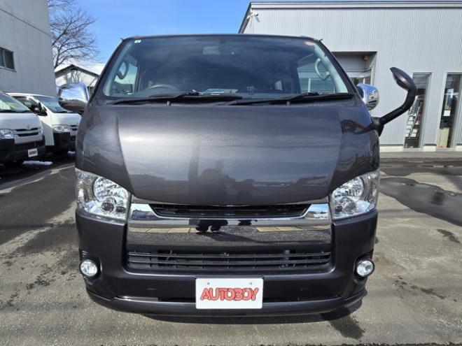 ハイエースバン3.0 スーパーGL ロング ディーゼルターボ 4WD　寒冷地仕様　プッシュスタート　スマートキー　リアヒーター&リアクーラー　LEDヘッドライト　フロントフォグランプ　 バックカメラ　ステアリングスイッチ　パワーヒート　純正ナビ　フルセグTV　レーダー探知機 3000