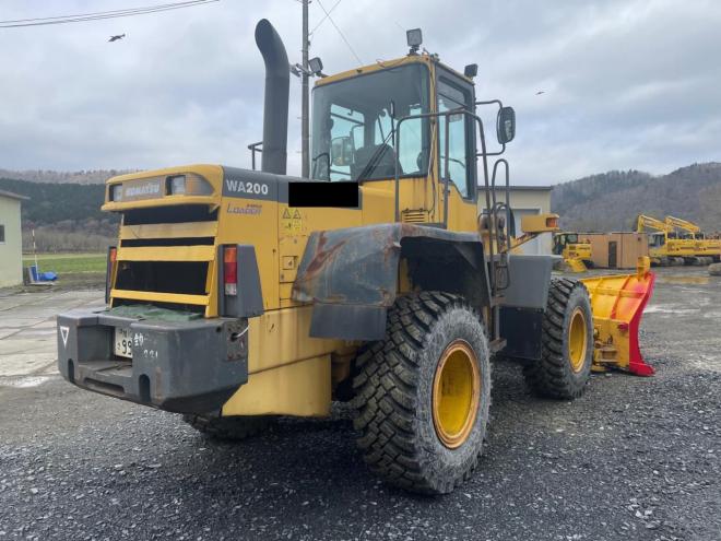 ホイールローダWA200-3  マルチプラウ＆バケット　恵庭ヤード