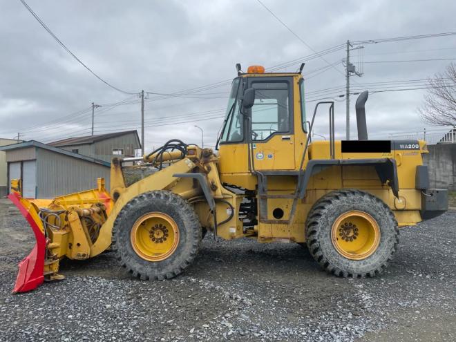 ホイールローダWA200-3  マルチプラウ＆バケット　恵庭ヤード