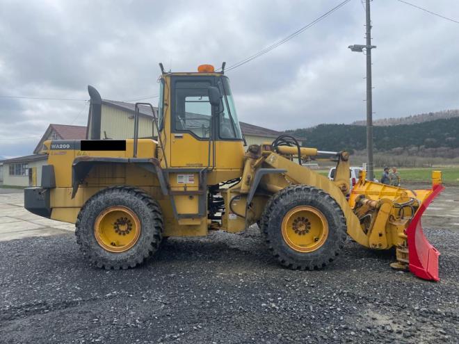 ホイールローダWA200-3  マルチプラウ＆バケット　恵庭ヤード