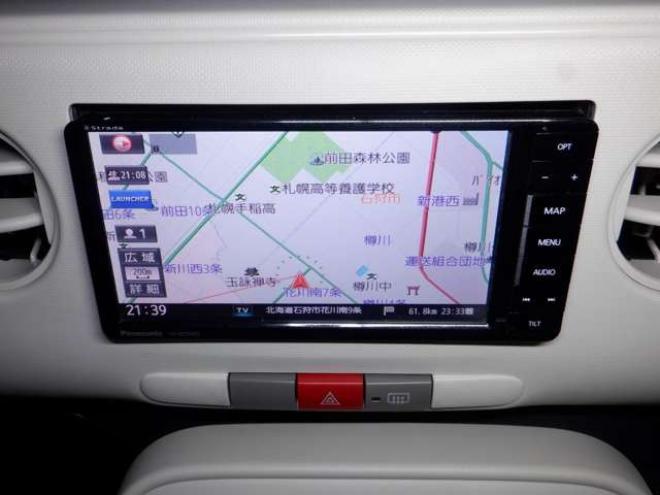 ミラココアL 4WD　ナビ・TV・B/T・Bカメラ・社外エンスタ・車検新規2年・リア修復済み・キーレスキー・エコアイイドル・ライトレベライザー・ベンチシート 660