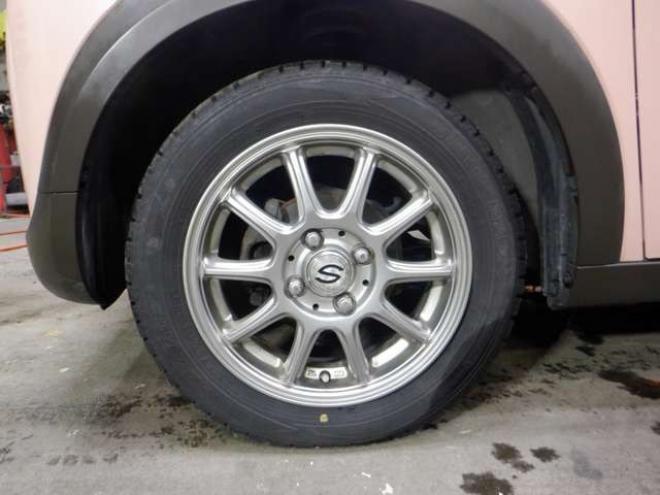 ラパンX 4WD　本州仕入　4WD　ナビ　フルセグTV　B/T　ETC　衝突軽減ブレーキ　HID　シートヒーター　ドアバイザー　スマートキー　プッシュスタート 660