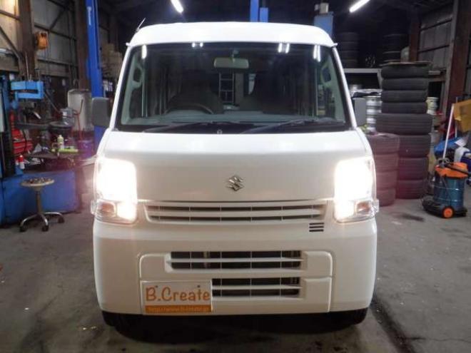 エブリィPC ハイルーフ 4WD　切替4WD　修復歴なし　キーレス　両側スライドドア　ETC　社外CDオーディオ　前席パワーウインドウ　ドアバイザー　オーバーヘッドシェルフ　プライバシーガラス 660