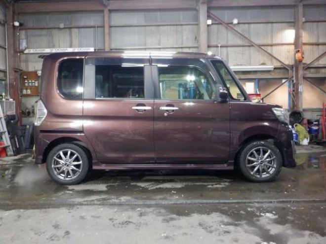 タントカスタム RS SA 4WD　本州仕入・ナビ・TV・Bカメラ・B/T・LEDヘッドライト・ターボ・両側電動・スマートキー・プッシュスタート・アイドリングストップ・ETC・ステアリングスイッチ・衝突軽減・ 660