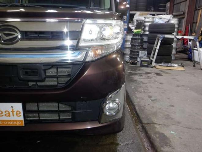 タントカスタム RS SA 4WD　本州仕入・ナビ・TV・Bカメラ・B/T・LEDヘッドライト・ターボ・両側電動・スマートキー・プッシュスタート・アイドリングストップ・ETC・ステアリングスイッチ・衝突軽減・ 660