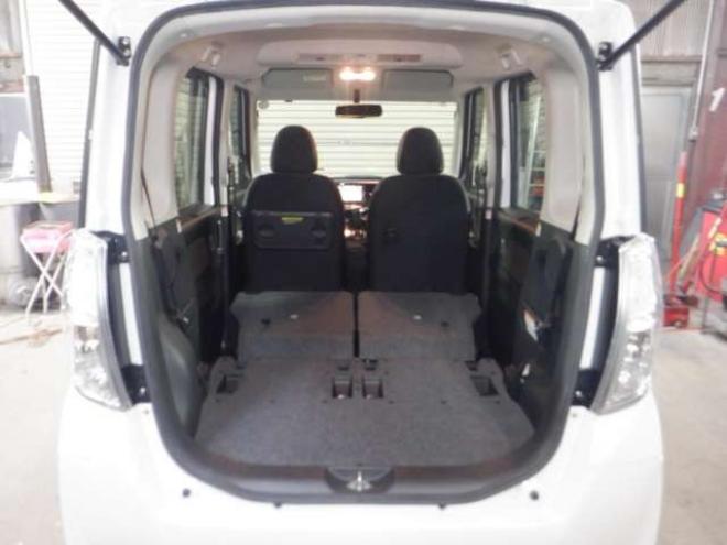 eKスペースカスタム T 4WD　ナビ・TV・Bカメラ・B/T・両側電動・ターボ・スマートキー・プッシュスタート・純正エンスタ・HID・ベンチシート・フォグランプ・リア席サンシェード・シートヒーター・寒冷地仕様 660