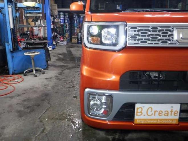 ウェイクG SA 4WD　本州仕入　ナビ　TV　バックカメラ　LEDヘッドライト　両側電動　シートヒーター　スマアシ　ターボ　スマートキー　プッシュスタート　オートライト　ベンチシート　アイドリングストップ　フォグランプ 660