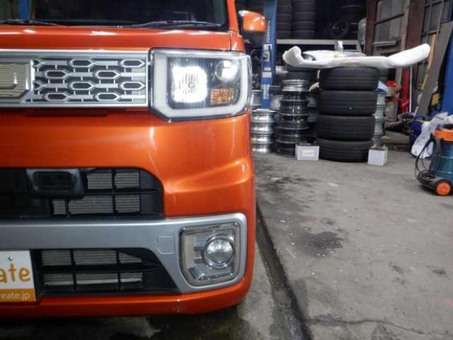 ウェイクG SA 4WD　本州仕入　ナビ　TV　バックカメラ　LEDヘッドライト　両側電動　シートヒーター　スマアシ　ターボ　スマートキー　プッシュスタート　オートライト　ベンチシート　アイドリングストップ　フォグランプ 660