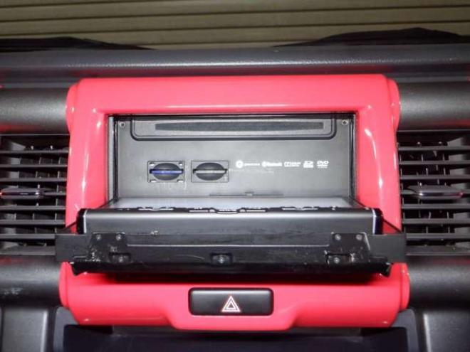 ハスラーJスタイル 4WD　ナビ・TV・Bカメラ・B/T・レーダーブレーキ・オープンカントリーR/Tタイヤ・シートヒーター・スマートキー・プッシュスタート・社外エンスタ・LEDフォグランプ・Aストップ・ツートンカラー・HID・オートライト 660