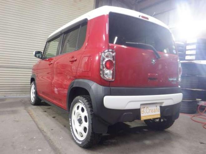 ハスラーJスタイル 4WD　ナビ・TV・Bカメラ・B/T・レーダーブレーキ・オープンカントリーR/Tタイヤ・シートヒーター・スマートキー・プッシュスタート・社外エンスタ・LEDフォグランプ・Aストップ・ツートンカラー・HID・オートライト 660