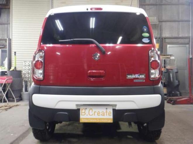 ハスラーJスタイル 4WD　ナビ・TV・Bカメラ・B/T・レーダーブレーキ・オープンカントリーR/Tタイヤ・シートヒーター・スマートキー・プッシュスタート・社外エンスタ・LEDフォグランプ・Aストップ・ツートンカラー・HID・オートライト 660