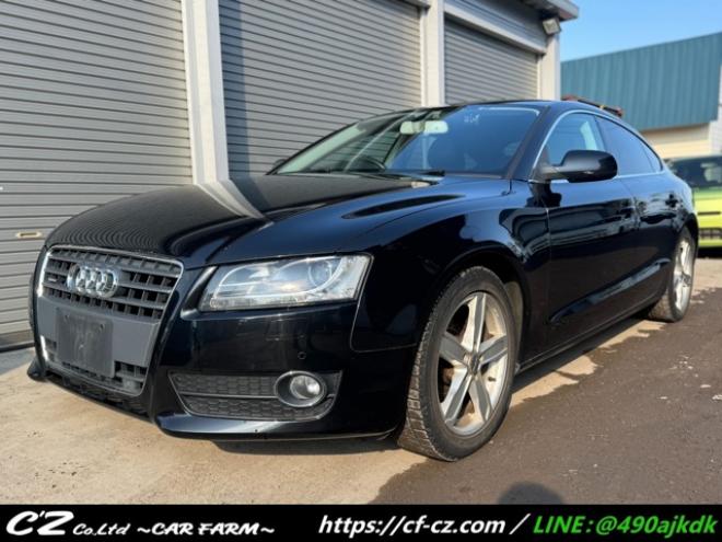 アウディA5スポーツバック 2.0 TFSI クワトロ 4WD　夏冬タイヤ　黒革シート　ナビ　TV　Bカメラ 正規輸入車 2000
