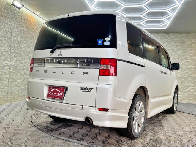 デリカ2.4ローデストGパワーパッケージ 4WD 5年保証 スマキー 両側パワスラ ナビTV Bカメ ETC 寒冷地仕様 禁煙