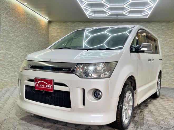デリカ2.4ローデストGパワーパッケージ 4WD 5年保証 スマキー 両側パワスラ ナビTV Bカメ ETC 寒冷地仕様 禁煙