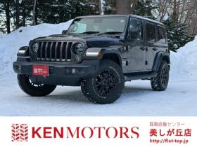 ラングラー　アンリミテッド サハラ 3.6L 4WD　グラナイトグレー　エアコン　クルコン　パワステ　パワーウィンドウ　フロントカメラ　バックカメラ　キーレスエントリー　アルミホイール　ABS　横滑り防止装置　盗難防止装置　フルセグTV 正規輸入車 3600