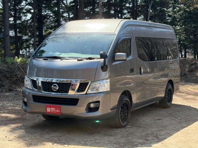 キャラバンNV350 2.5 DX スーパーロングボディ ハイルーフ ディーゼルターボ 4WD　運転席レカロシート　ETC　社外ハンドル　社外ナビ　バックカメラ　パワステ　パワーウィンドウ　ABS　キーレスエントリー　エアコン 2500