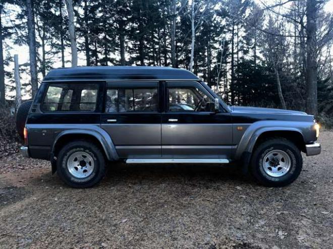 サファリ4.2 エクストラハイルーフグランロード ディーゼル 4WD　ハイルーフ　パワステ　パワーウィンドウ　社外アルミホイール　マッドフラップ 4200