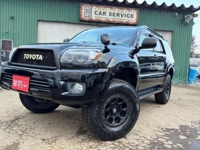 ハイラックスサーフ2.7 SSR-X リミテッド 4WD　社外アルミホイール　リフトアップ　社外ナビ　バックカメラ　ETC　寒冷地仕様　ABS　キーレスエントリー　パワステ　パワーウィンドウ　盗難防止装置　エアコン　ルーフレール 2700