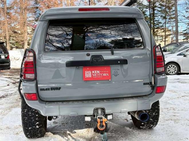 ハイラックスサーフ2.7 SSR-X アメリカンバージョン 4WD　社外ナビ　バックカメラ　リフトアップ　社外アルミ　エアコン　社外ETC　グリルガード　グッドリッチマフラー　LEDライト　全塗装済　パワーウィンドウ　パワステ　キーレス　ダッシュマット　タープ 2700