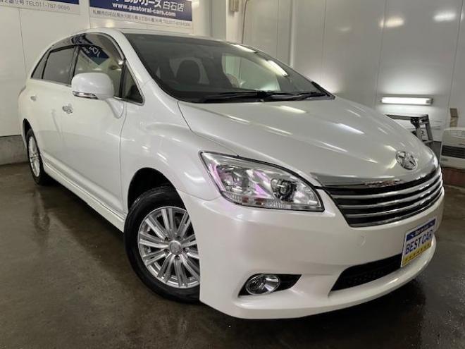 マークXジオエアリエル　本州仕入　ワンオーナー　寒冷地仕様　禁煙車　社外１６インチＡＷ　純正１６ＡＷ＋スタッドレスタイヤ付　純正ナビ　地デジ　Ｂｌｕｅｔｏｏｔｈオーディオ　ＨＩＤヘッドライト　横滑り防止装置　ＥＴＣ 4WD 2400 5Dr