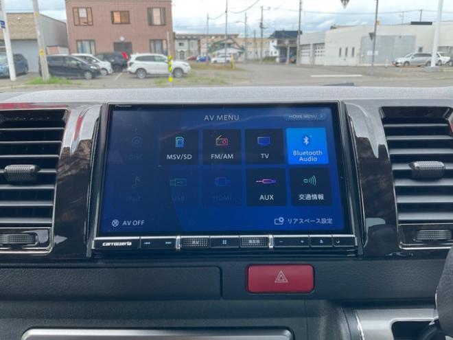 ハイエースバン2.8 スーパーGL ダークプライムII ロングボディ ディーゼルターボ 4WD　モデリスタフロントスポイラー　ワーク18インチAW　8インチナビTV 両側電動パワースライドドア 415COBRAフラットキット(ベッドキット) 2800