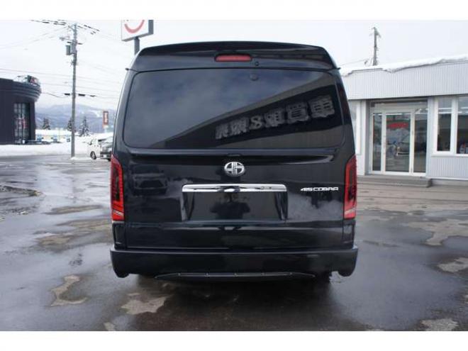 ハイエース2.7 GL ロング ファインテックツアラー 4WD　415COBRA　ファントムヘッドライトシステム&フェイスリフトキット&F/S/R/ルーフスポ/ボンネット/プレステージテールランプ&新作バッドラッカーHP-6　18インチAW　TOYO　H30　225/50R18 2700