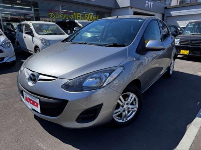 デミオ1.3 13C 4WD　キーレス・外1DIN・CD・AUX・オートライト・切替4WD・電動格納ミラー 1300