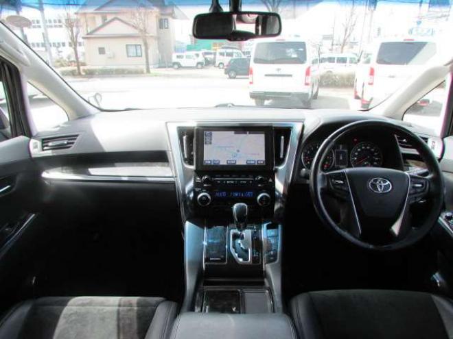 アルファード3.5 SA Cパッケージ 4WD　純正ナビ/フルセグTV/バックカメラ/LEDヘッドライト・フォグ/スマートキー一体式エンジンスターター/レーダークルーズコントロール/ETC/フリップダウンモニター 3500