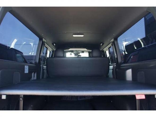 レジアスエース2.8 スーパーGL ダークプライムII ロングボディ ディーゼルターボ 4WD　バン　TRDバンパー&アルパインBIG-X11型　リアヒーター&クーラー　プッシュスタート　スマートキー　　両側スライドドア　ドラレコ　ETC　車線逸脱防止　横滑り防止装置　電動格納ミラー　ベッドキッド 2800