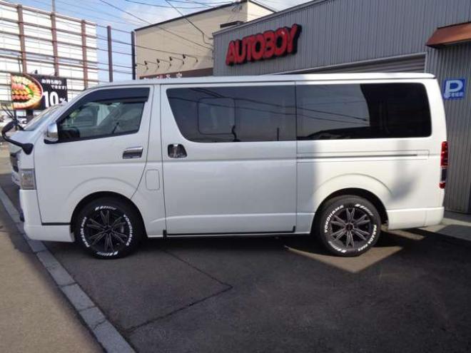 ハイエースバン3.0 スーパーGL ダークプライム ロングボディ ディーゼルターボ 4WD　スマートキー　社外ナビ　バックカメラ　フルセグ　Bluetooth 3000