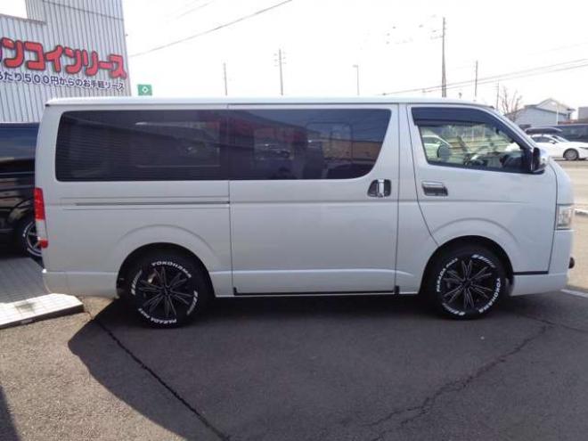 ハイエースバン3.0 スーパーGL ダークプライム ロングボディ ディーゼルターボ 4WD　スマートキー　社外ナビ　バックカメラ　フルセグ　Bluetooth 3000