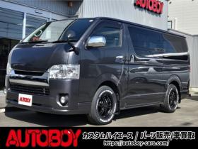 ハイエースバン　3.0 スーパーGL ロング ディーゼルターボ 4WD　寒冷地仕様　プッシュスタート　スマートキー　リアヒーター&リアクーラー　LEDヘッドライト　フロントフォグランプ　 バックカメラ　ステアリングスイッチ　パワーヒート　純正ナビ　フルセグTV　レーダー探知機 3000